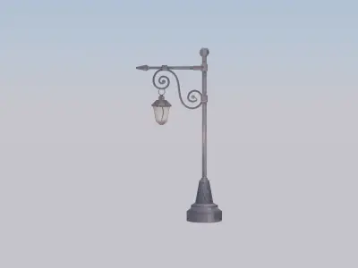 3D Historic Pole Illustration - Detailed and Authentic 3D Model 3D model