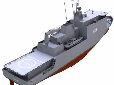 Offshore Patrol Vessel - 01 - 3D model
