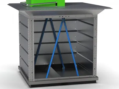 Underground Waste Container 3D model purchase