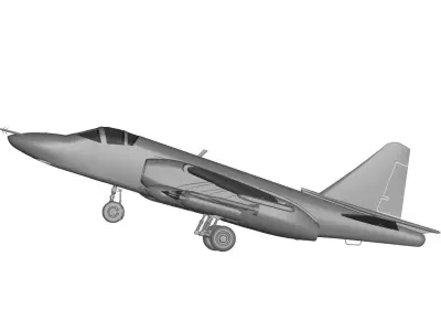 Sukhoi Su-25 3D model shop