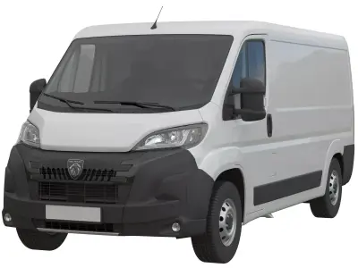 2024 Peugeot BOXER  L2H1 Detailed interior 3D model