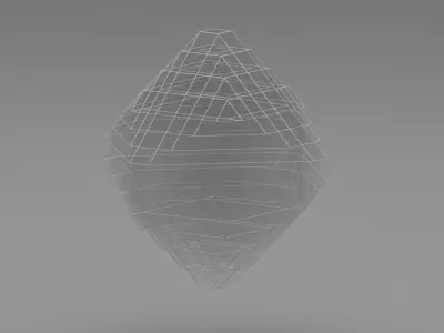 Sci-fi Object  Low Poly  3D Model Low-poly 3D model