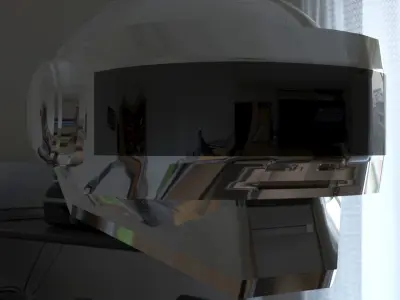 The Robot Rock helmet TB-3 Low-poly 3D model
