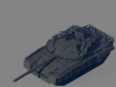 T 80BVM 3D model