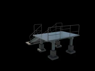 Stairs Set 3D model