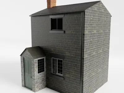 British Row Home 05 3D model