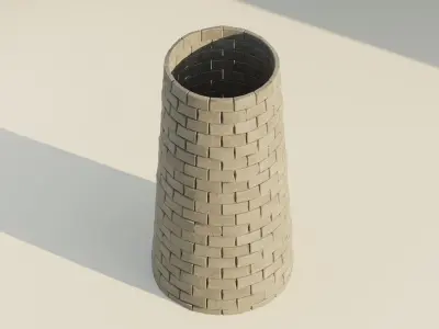 Stone Tower 3D model buy