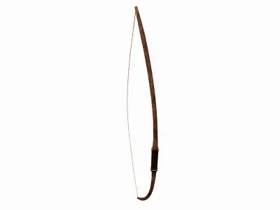 Medieval Archer Low-poly 3D model