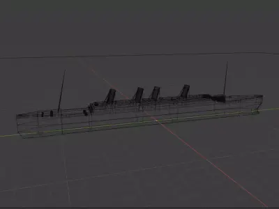  ship taitanic 3D model