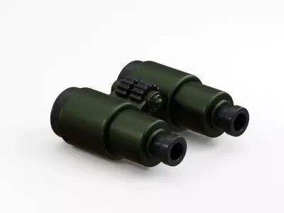 Binoculars Low-poly 3D model