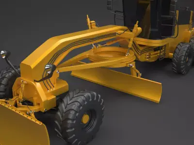 Generic Motor Grader 3D model