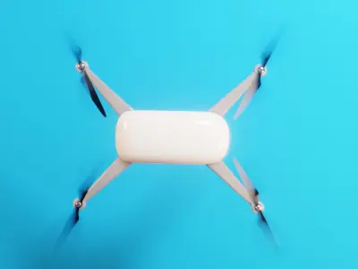 Dron Animation FREE Free 3D model