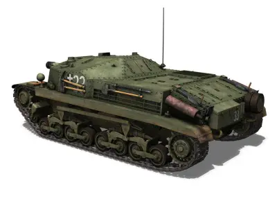 43M Zrinyi II - Hungarian Assault Gun - 3rd Battery 33 3D model
