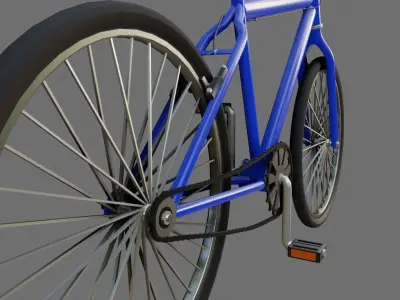 Bicycle - Mountain Bike - Bicicleta 3D model
