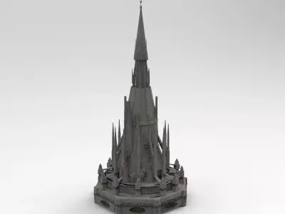 Arch Magician Tower Palace 14  3D model