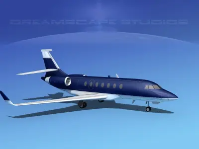 Dassault Falcon 2000 V13 3D model