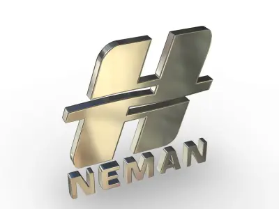neman logo 3D model
