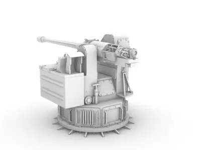 Sea Hawk DS  Low-poly 3D model