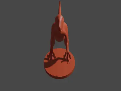 Velociraptor Model Showcase Realistic Dinosaur 3D Model 3D print model