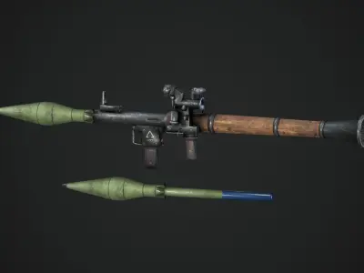 Rocket Launcher RPG-7 3D model