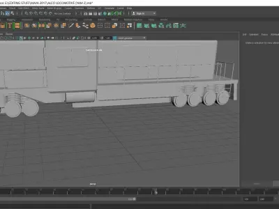 LOCOMOTIVE train Free 3D model