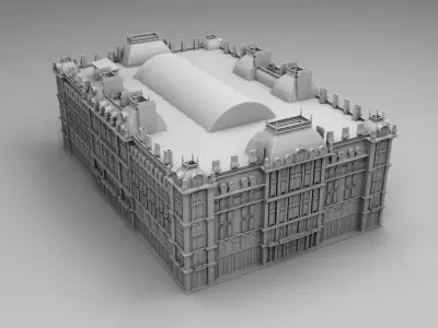 Chicago hotel 3D print model