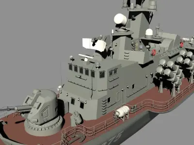 Molniya Battleship 3D model