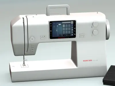 Sewing Machine 3D model get