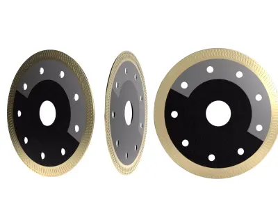 Saw Blade for Grinder Low-poly 3D model