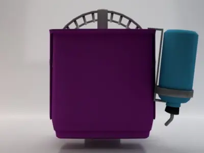 Backpack Low-poly 3D model get