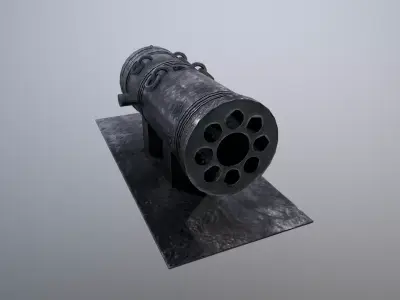 Cannon Free 3D model