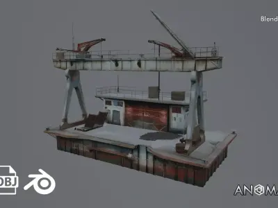 dockyard Free 3D model