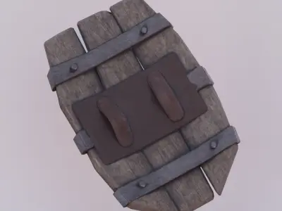 Medieval Shield Low-poly 3D model purchase