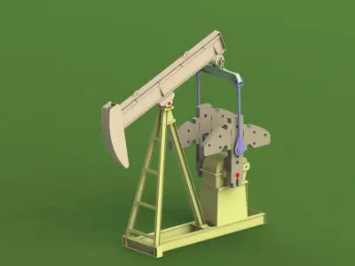 CONVENTIONAL BEAM PUMPING UNITS Free 3D model