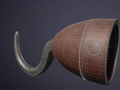 Hand Hook Free low-poly 3D model