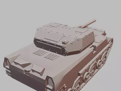 Ripsaw M5 RCV Combat Vehicle 3D Printable 3D print model