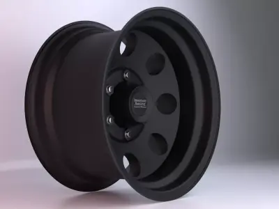 American Racing Baja Satin Wheels 3D model