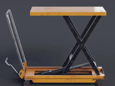 Scissor Lift Table II 3D model