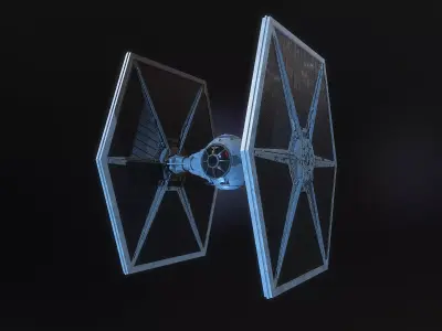 Tie Fighter Star wars 3D model by Ostap604