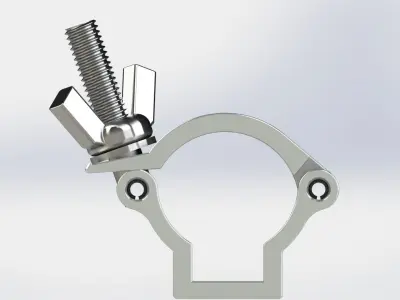 Clamp for pipe 18-20 mm  10 kg 3D model