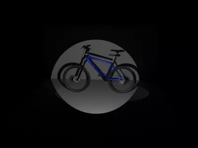 Cycle with Gear  Free 3D model