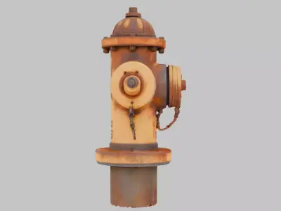 Rusty Steampunk Asset Low-poly 3D model
