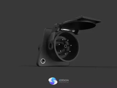 Truck abs plug 3D model