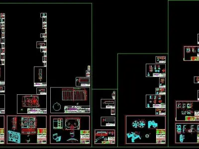 100m3 Mobile Concrete Batching Plant 3D model