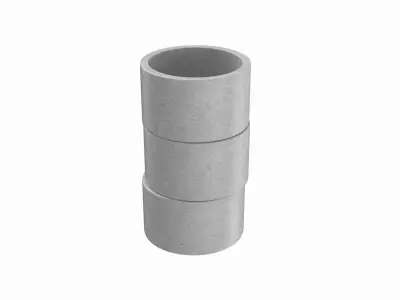 Concrete Rings 3D model purchase