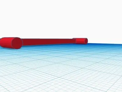 Antique saw for decoration 3D print model