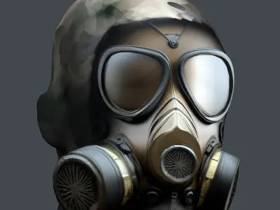 Helmet 3d model military combat Military Low-poly 3D model order