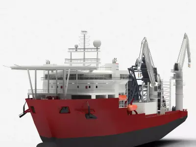 Apache II Ship 3D model