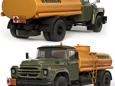 ZIL 130 TSV-6 1967 3D model