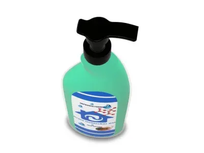 Drain Unblocker Gel Low-poly 3D model